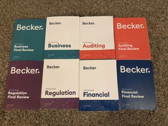 Becker CPA Textbooks 2021