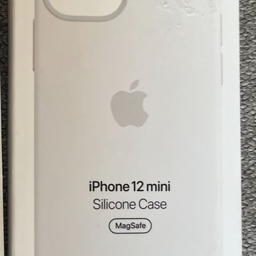 iPhone 12 Mini White Silicone Case
