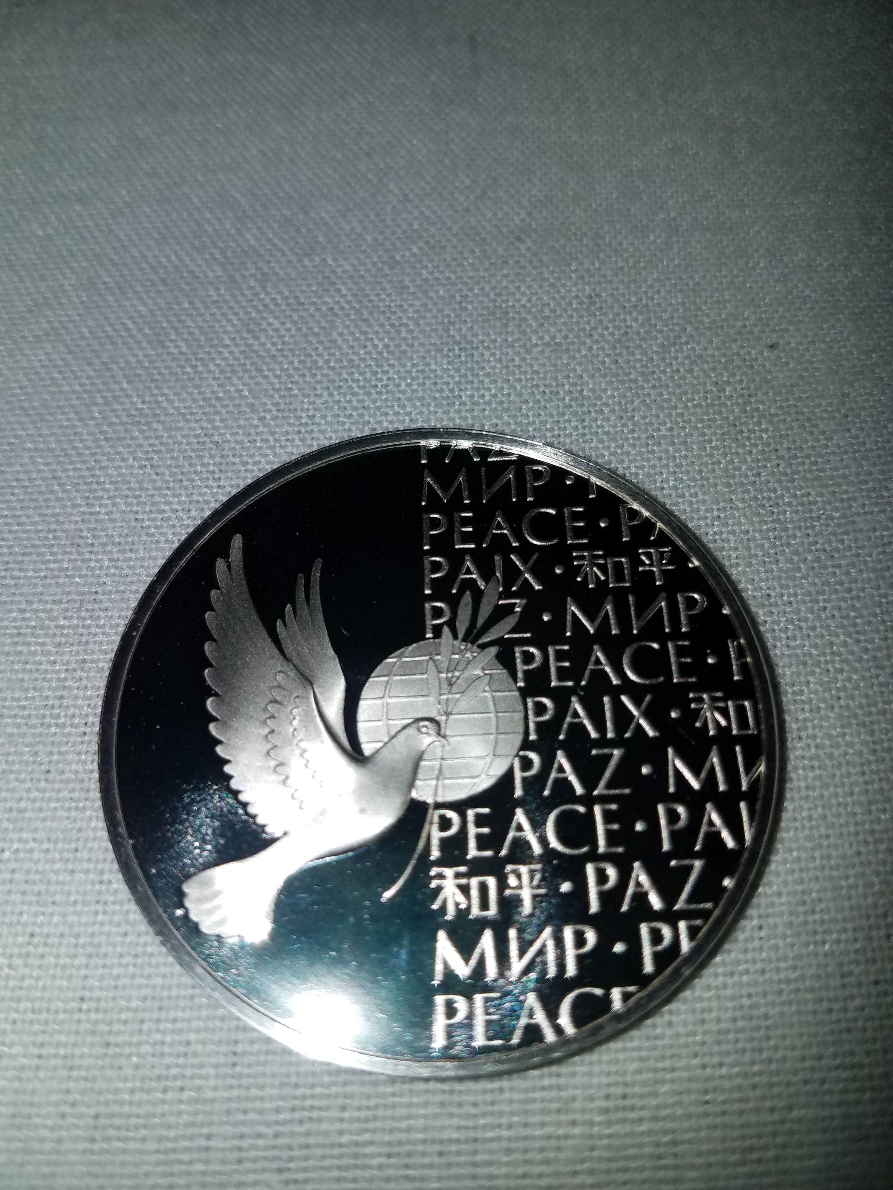 1973 Sterling Silver Peace Medal