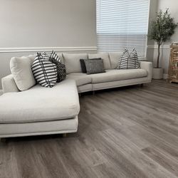 Beautiful Off White Sectional Sofa 