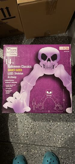 Home Depot 14 Ft Skeleton Archway Inflatable