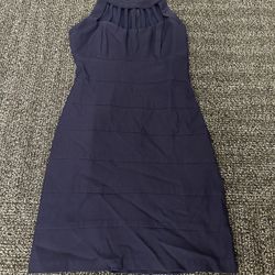 Trixxi purple body con cutout dress womens 3 preppy career evening date night 