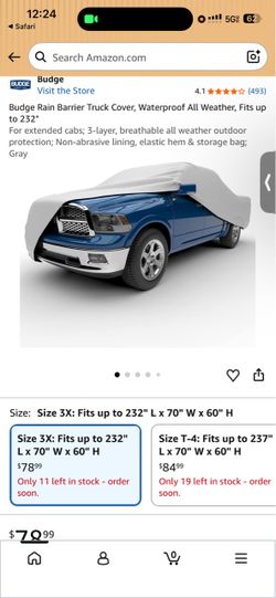 Truck cover (waterproof)