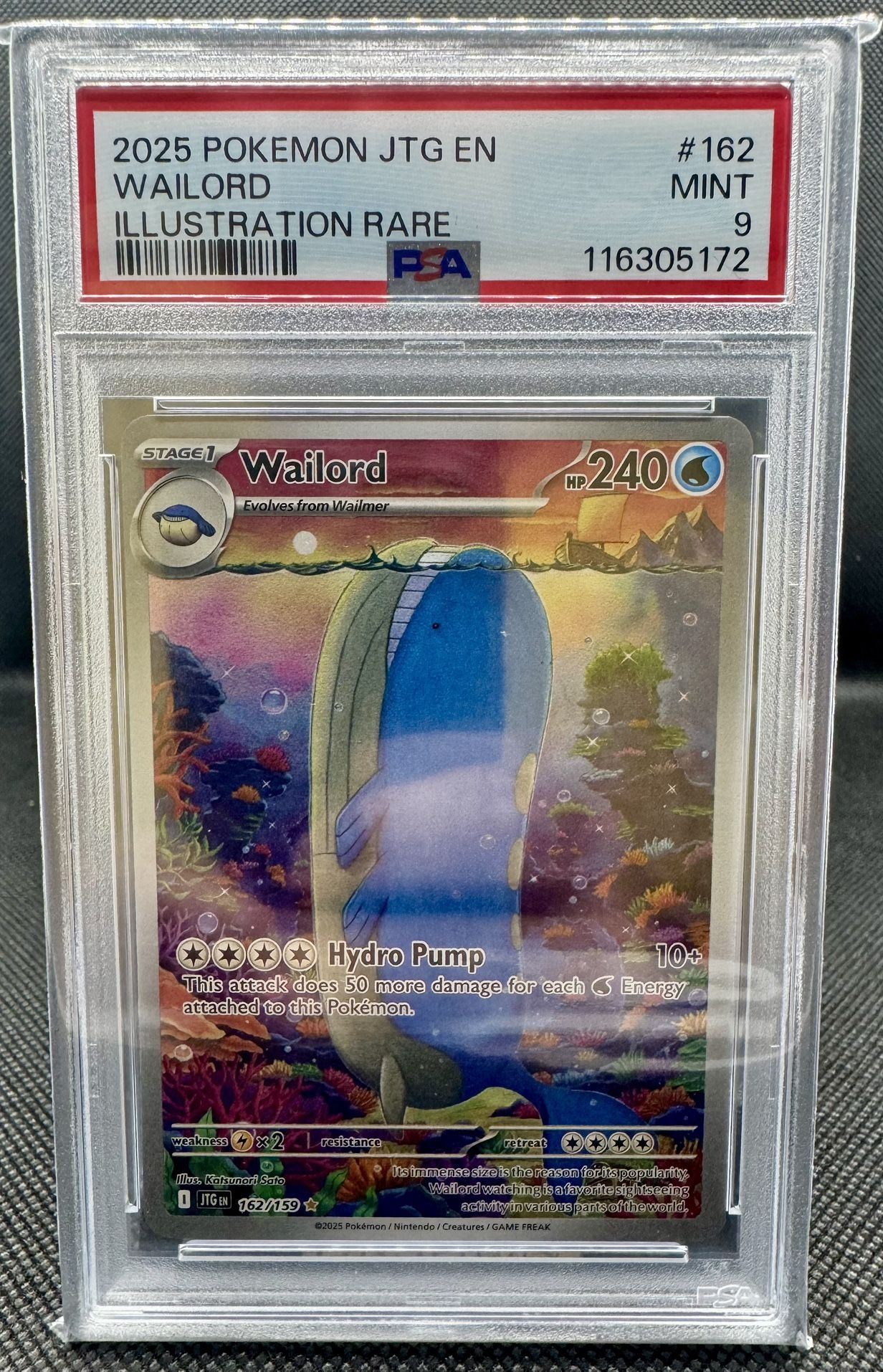 Wailord 162 PSA 9