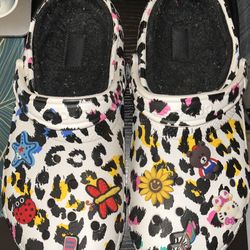 Cheetah Print Crocs 
