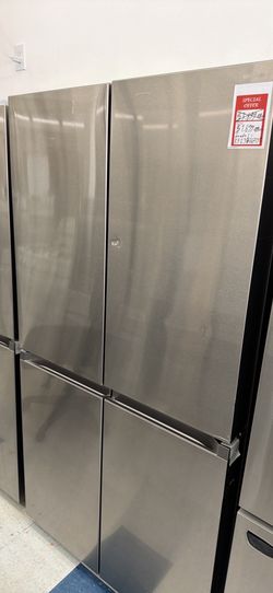 🇺🇸4th of July Save more🇺🇸 Samsung 23 cu. ft. Counter Depth 4-Door French Door Refrigerator with Beverage Center in Stainless Steel