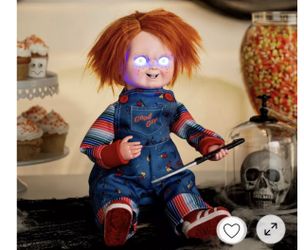 Chucky Halloween Animatronic Doll New 11.8 Inch
