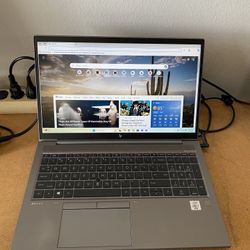 Hp Zbook Workstation 15 G7 15.6” Fhd I7(10th Gen) 16gb Ram 512gb Ssd Won 11 Pro Warranty Charger