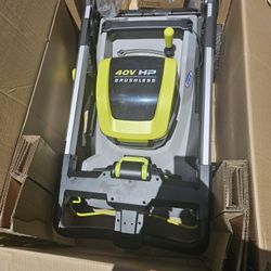 Ryobi 40v LAWN MOWER MODEL 401022 For ONLY $75 With BATTERY 