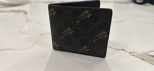 Black Lion Gucci Wallet