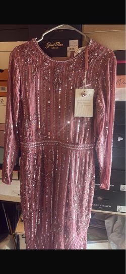 Mac Duggal Beaded Evening Gown Sz 8