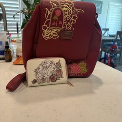 Loungefly Bagpack And Wallet