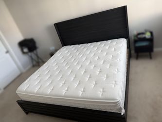 Zinus 12 Inch Euro Top Pocket Spring Hybrid Mattress – King Size