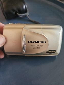 Olympus Stylus Epic Zoom 80 35mm Film Camera Point & Shoot Tested Used 38-80mm