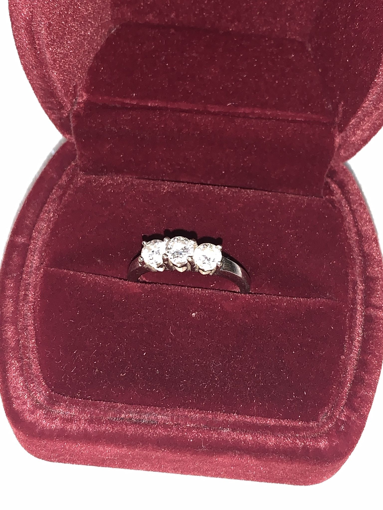 14k White Gold Ring