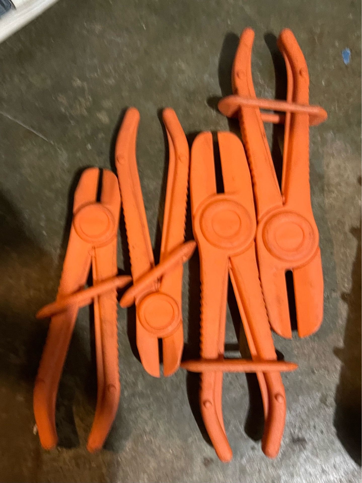 Hose Clamp Pliers, 4 Pack 4 Sizes Line Pinch Clamps Set, Plastic Hose Pinching