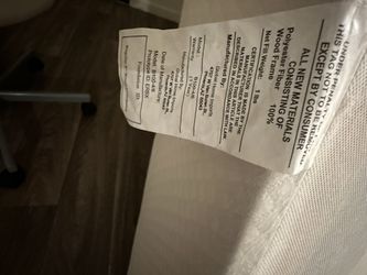 Queen box spring and frame