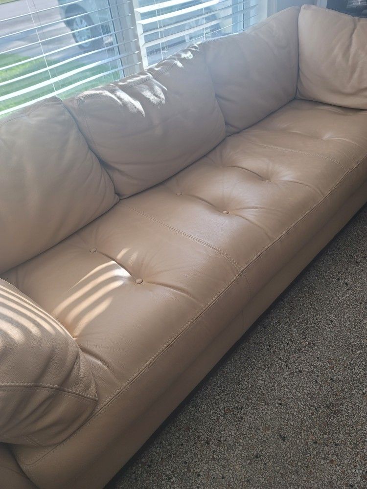 Leather Sofa  Set. 4 and 3 people. 
