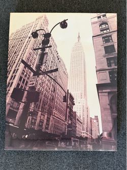 Black and white canvas frame