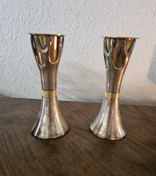 Jacob Rosenthal Tree of Life™ Luxury sabbath Candlestick Set 8"
