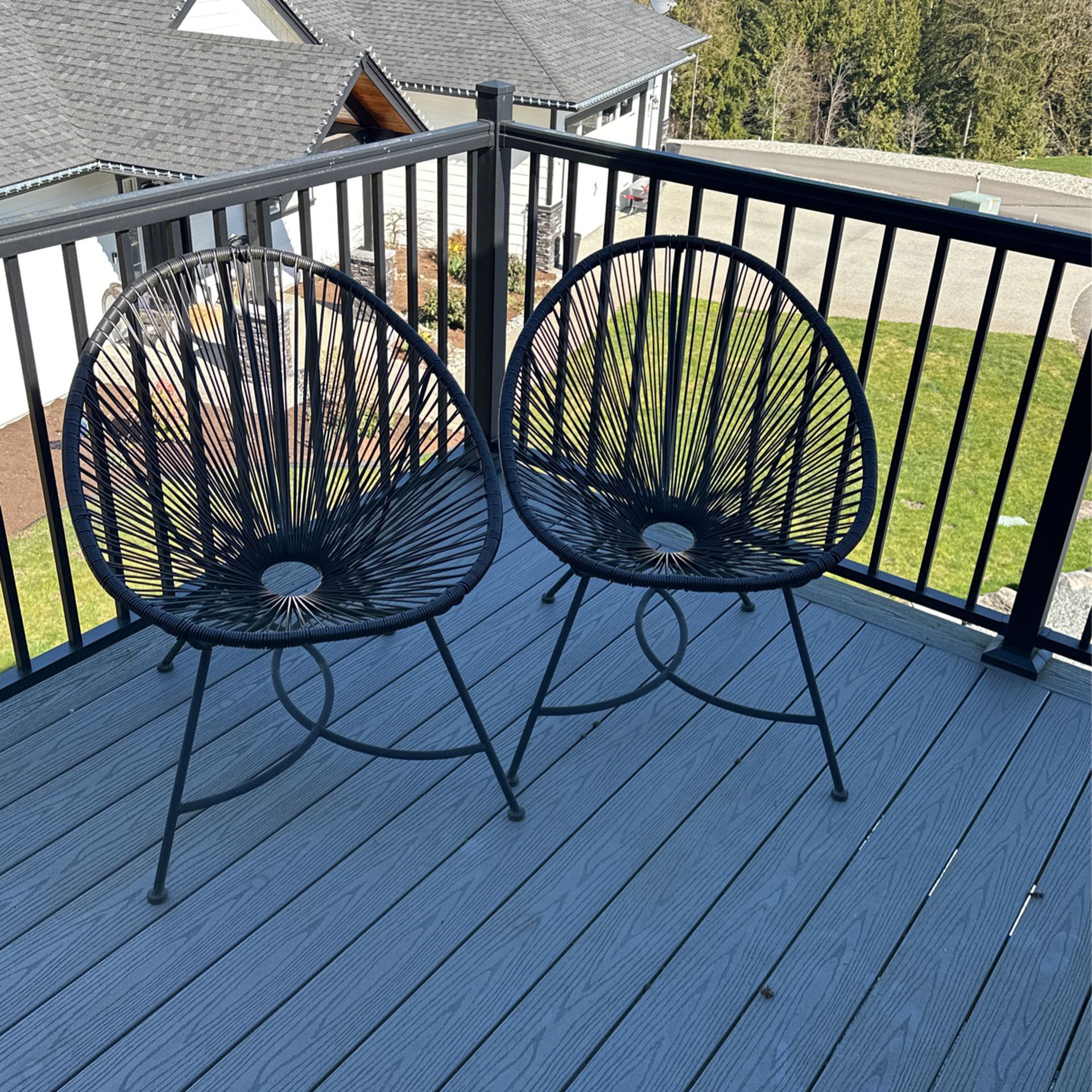 Set Of Two indoor outdoor chairs