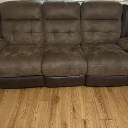 2 Full Reclining Sofas $600