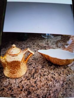 Antique, twenty four carat in lay pitcher and https://offerup.com/redirect/?o=Y2FuZHkuRGlzaA==