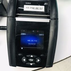 Zebra Mobile  Direct Thermal Label Printer ZQ610/ Battery Is Not Included 