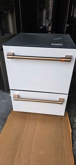 CAFE SMART MATTE WHITE DOUBLE DRAWER DISWASHER LIKE NEW