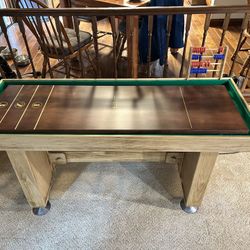 ShuffleBoard With Mini Pucks (6’)
