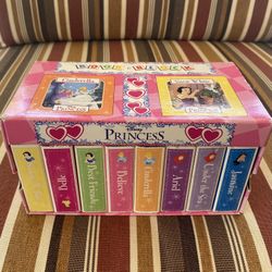 Disney Princess Book Block Snow White Belle Cinderella Ariel Jasmine Sturdy Board Books