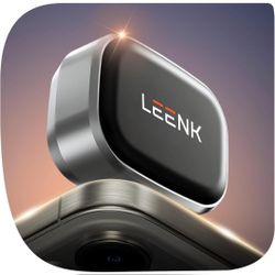 LEENK Wireless CarPlay Adapter [2025 Upgrade] Aero-Aluminum Body & 2.5D Glass | Sleek Plug & Play Wireless Adapter for iPhone & Android | Dual-Band 5G