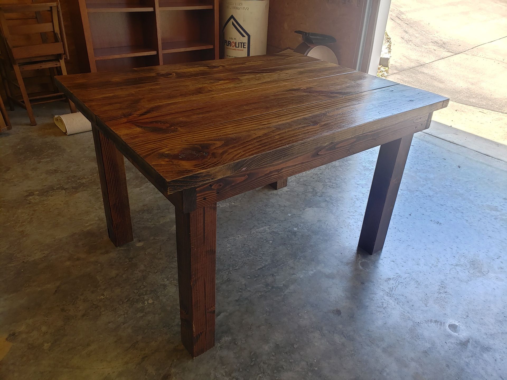 James & James Wood Dining Table