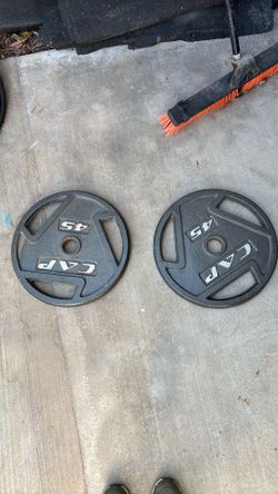 Pair of 45lbs Olympic weight