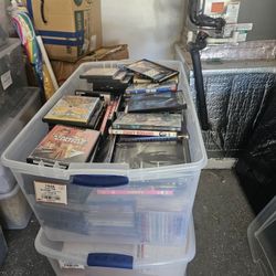 Hundreds of DVDs