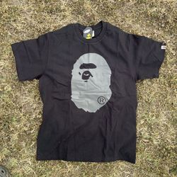 Black bape shirt Size L