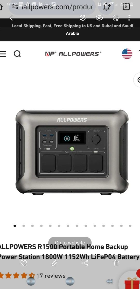 Allpowers R1500s Solar Generator,All Products : American Fashion Style Bags On Sale