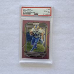 2022 Cooper Kupp No Huddle Purple /35 PSA 10