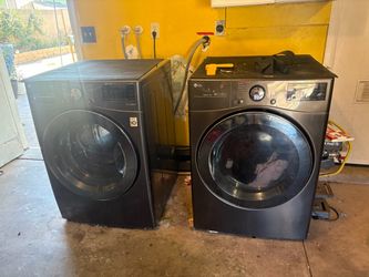 LG washer and dryer