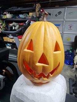 Huge blow mold pumpkin