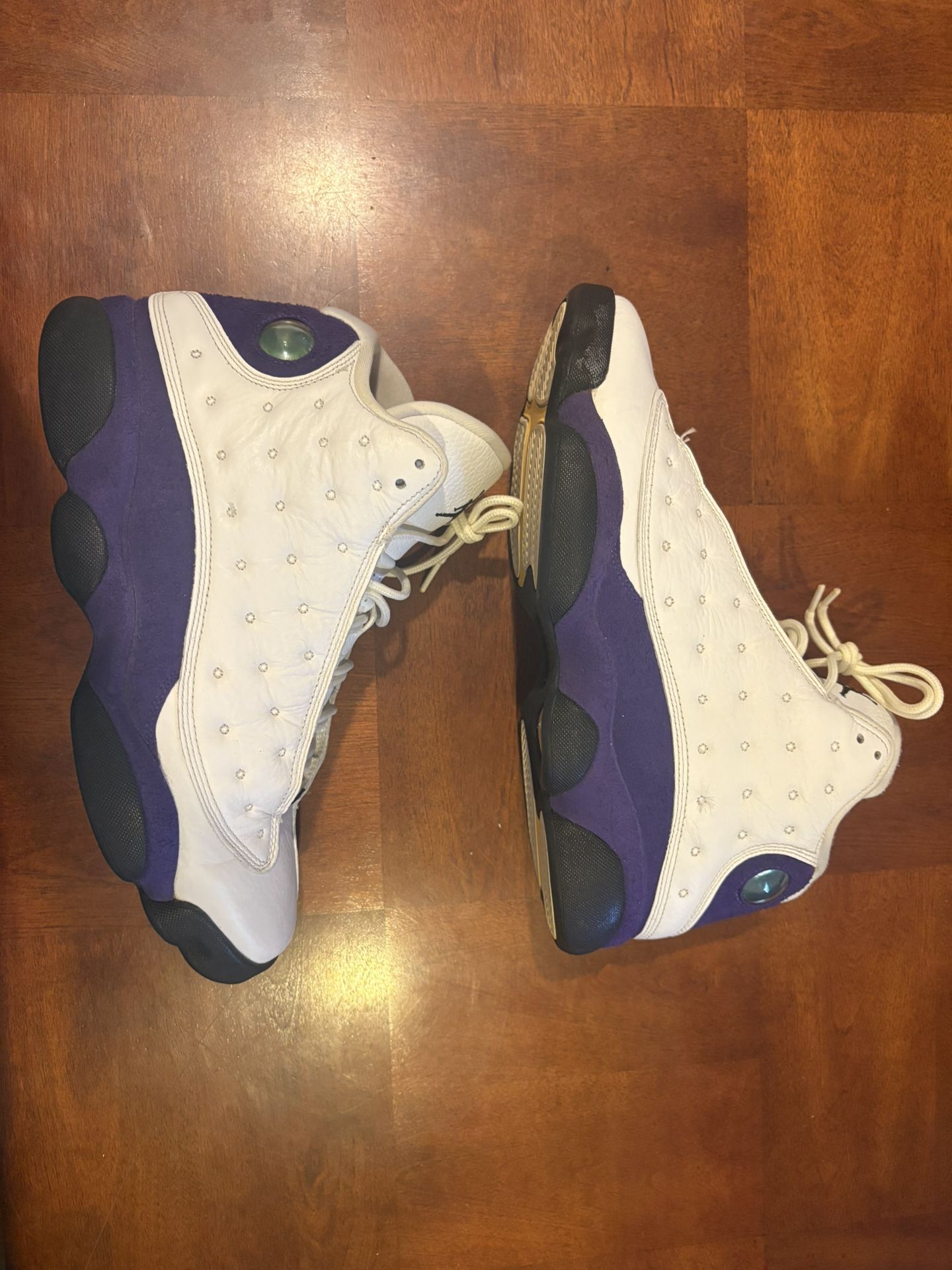 Size 11.5- Air Jordan 13 Lakers Used No Box