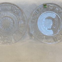2 Waterford Crystal Millennium Salad Plates