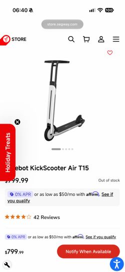 Segway notebot air T15