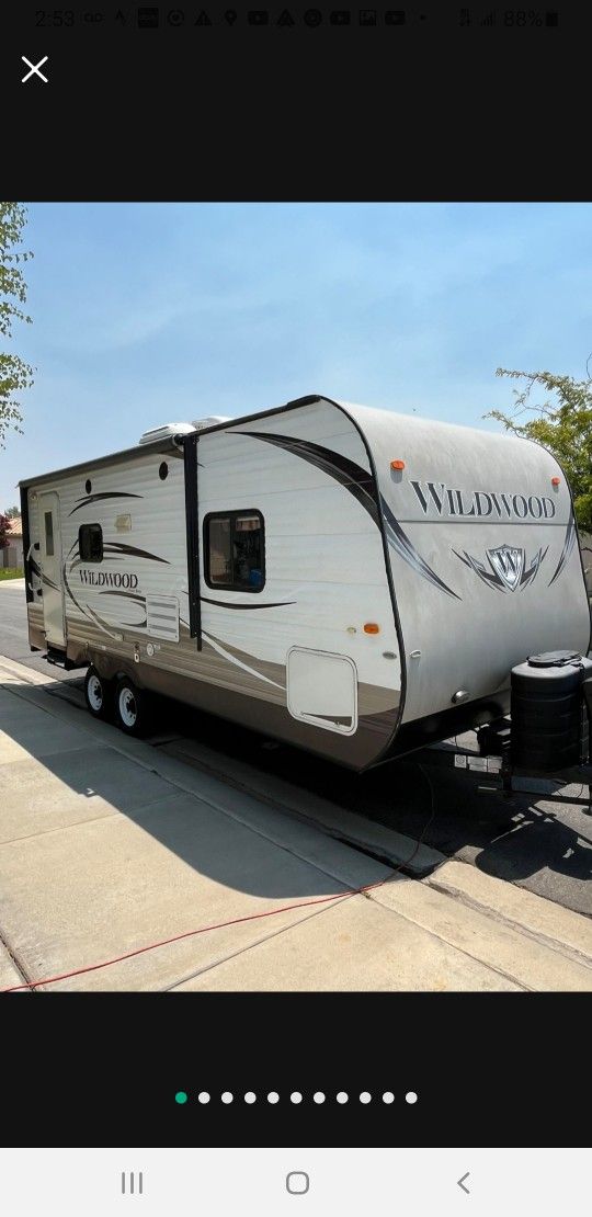 2013 Forest River Wildwood 21 foot interior