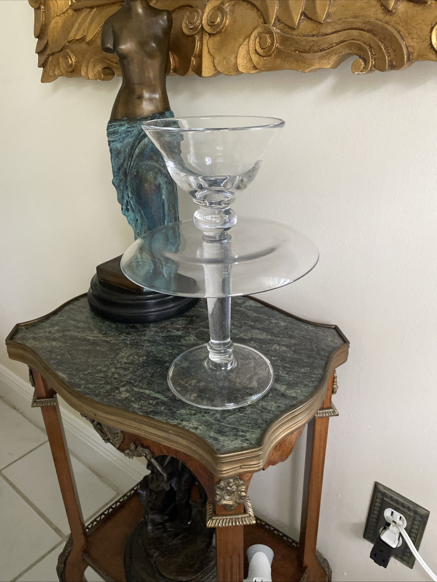 Single Tall Candle Holder Over 10 Inches Tall