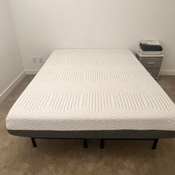 Bed (foam Mattress ) And Frame 