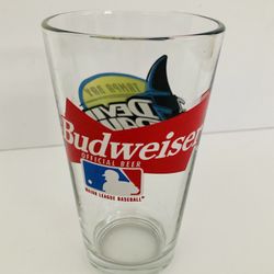 NEW Tampa Bay Devil Rays Budweiser Official Beer Major League Baseball Glass