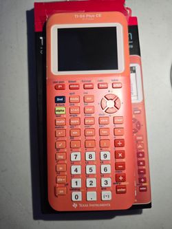 Texas Instruments TI-84 Plus CE Python Peach Graphing Calculator, Color USB