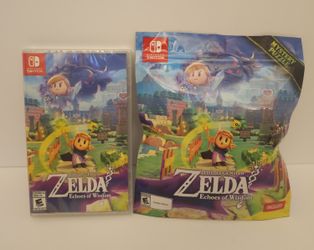 BRAND NEW SEALED - LEGEND OF ZELDA ECHOES OF WISDOM + 3D PUZZLE PROMO - NSW
