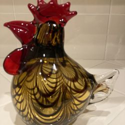 Unique Glass Rooster